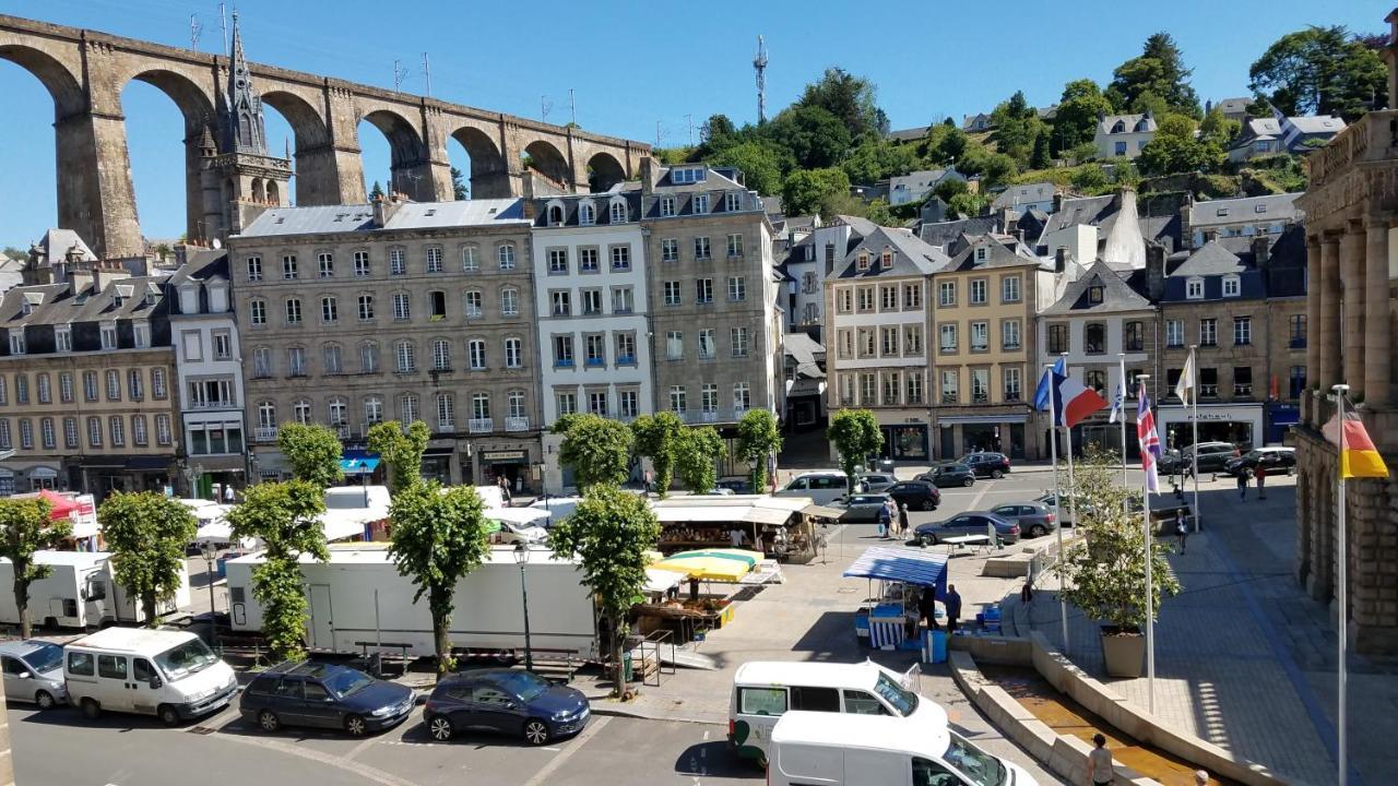 Appart'Hotel De La Mairie Morlaix Bagian luar foto